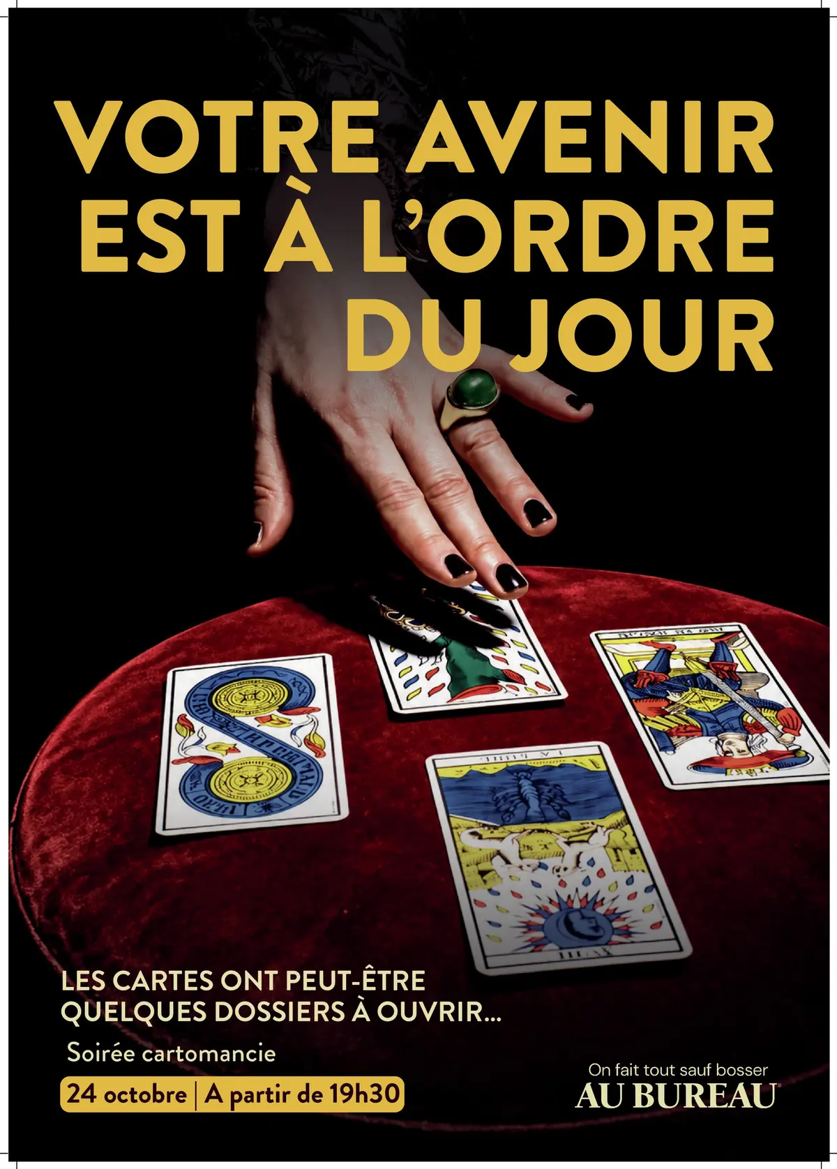 Soirée Cartomancie à Au Bureau Mulhouse