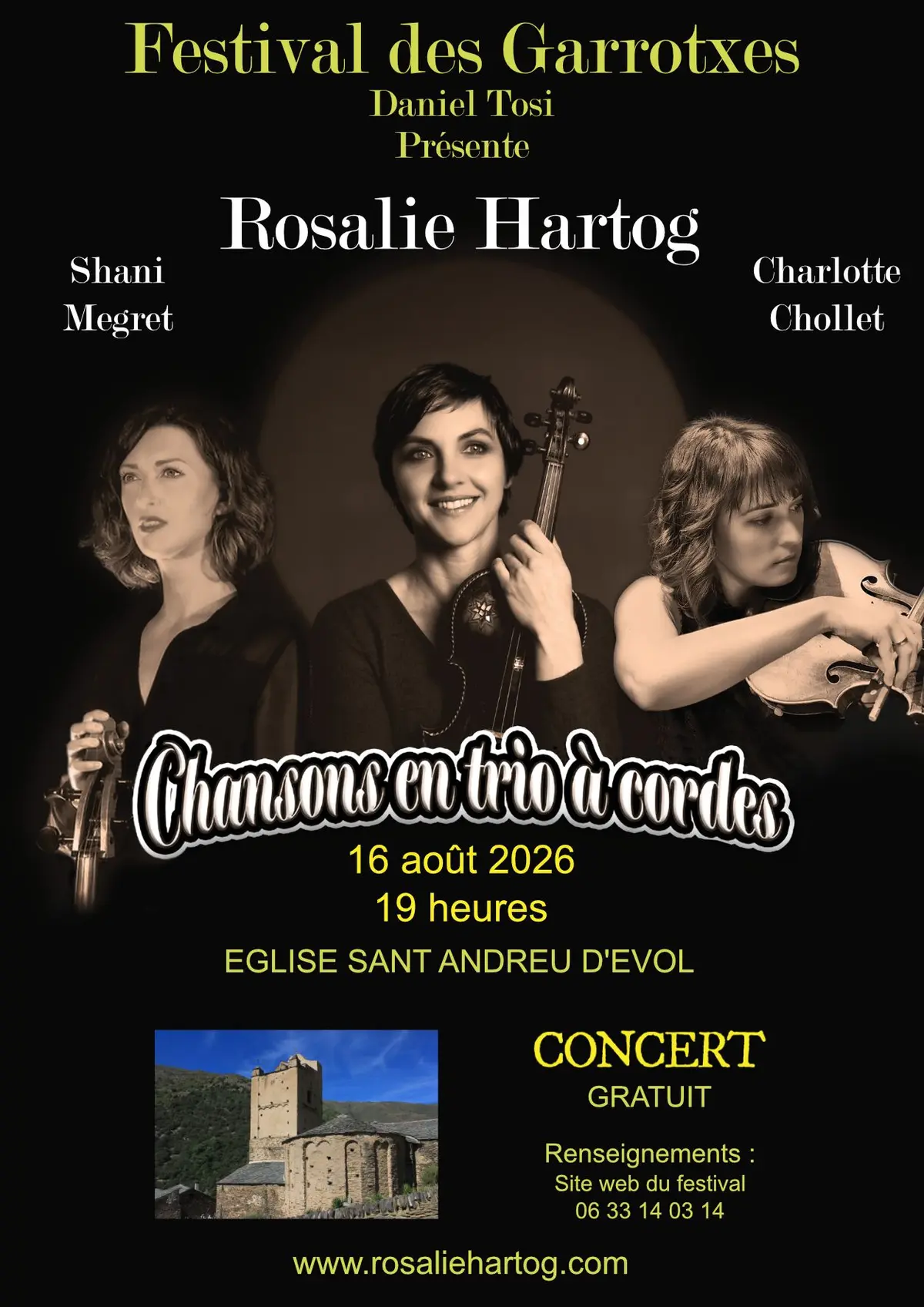 Festival des Garrotxes - Rosalie Hartog trio