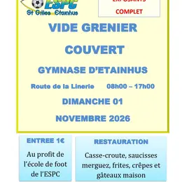 Vide grenier couvert