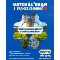 Diffusion à l'ED&N Coupe du Monde 2026 : France - Maroc &copy; Meï SPITZ