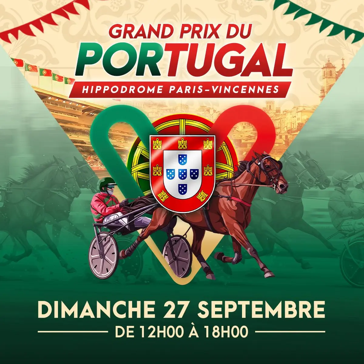 Vivez le Portugal à l’Hippodrome Paris-Vincennes !