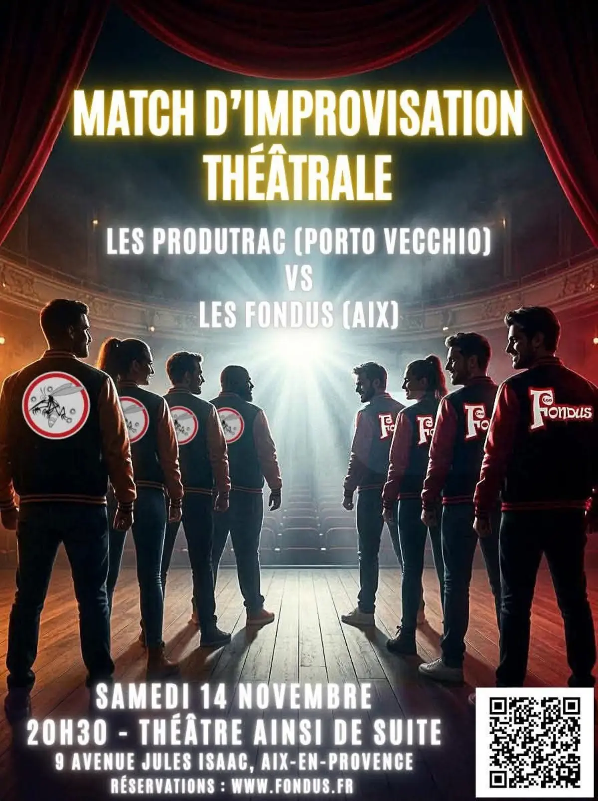 Match Impro Les Fondus VS Les Produtrac (Corse)