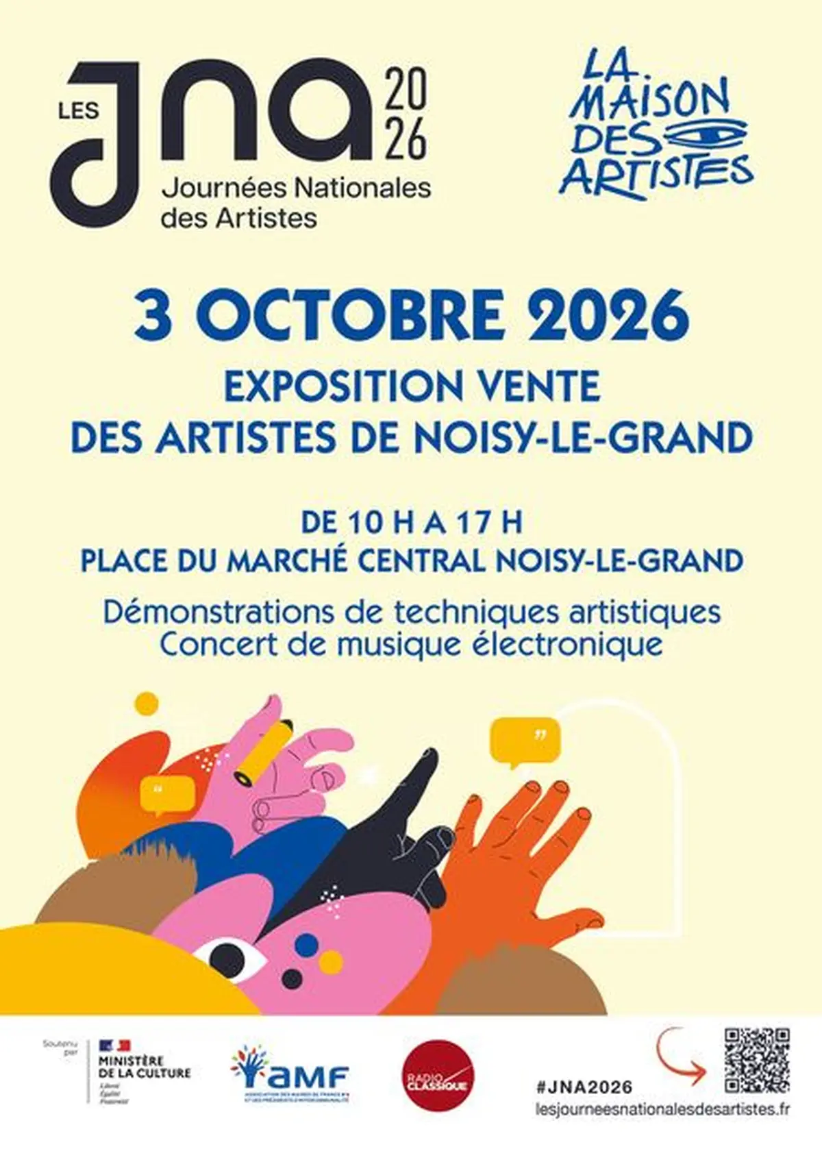 Expo vente, démonstration de techniques artistiques et concert