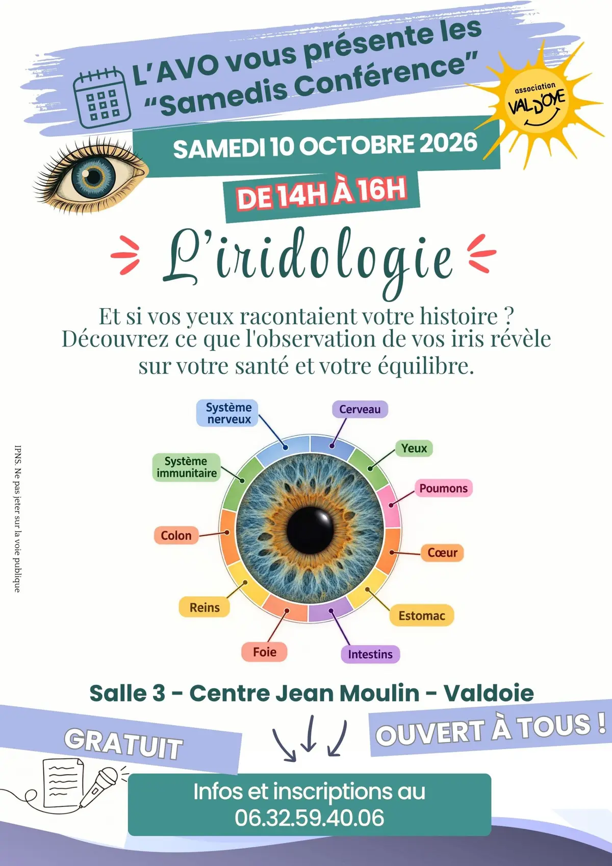 Conférence L'Iridologie