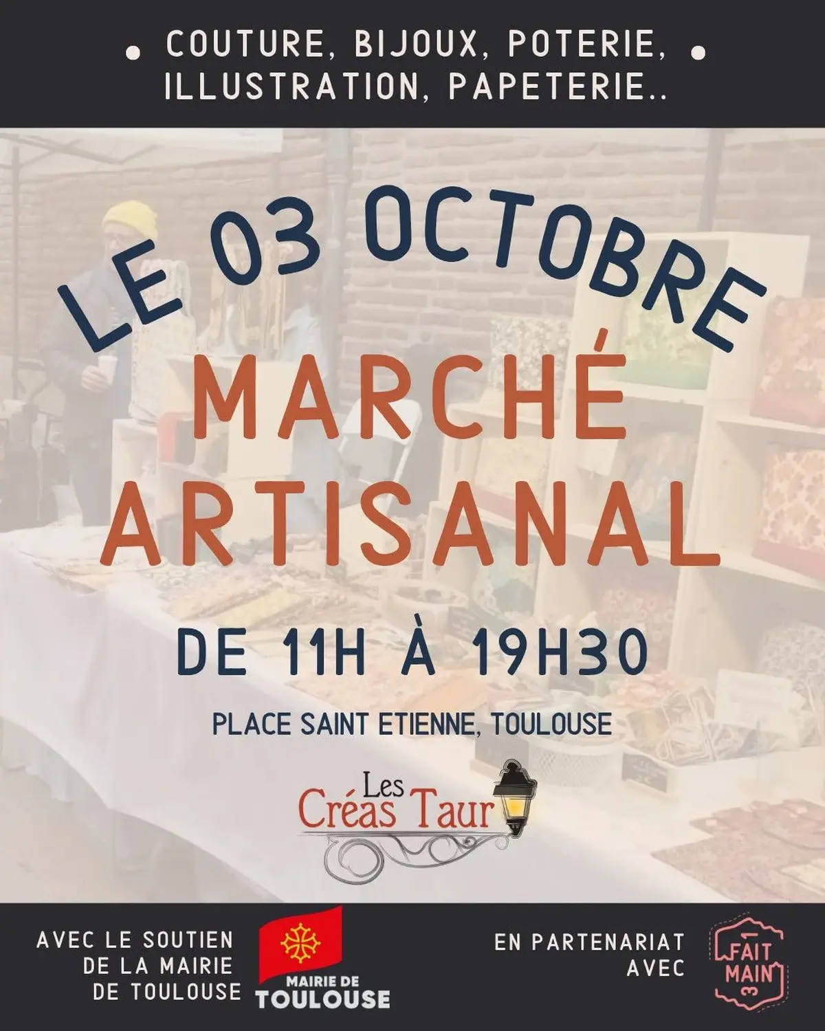 Marché de rentrée des créas Taur 