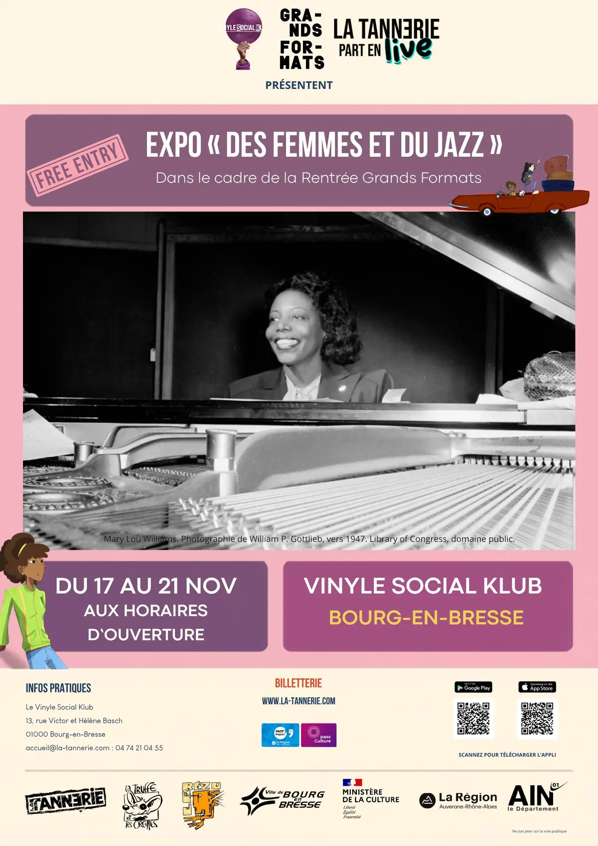 Exposition « Des Femmes et du Jazz »