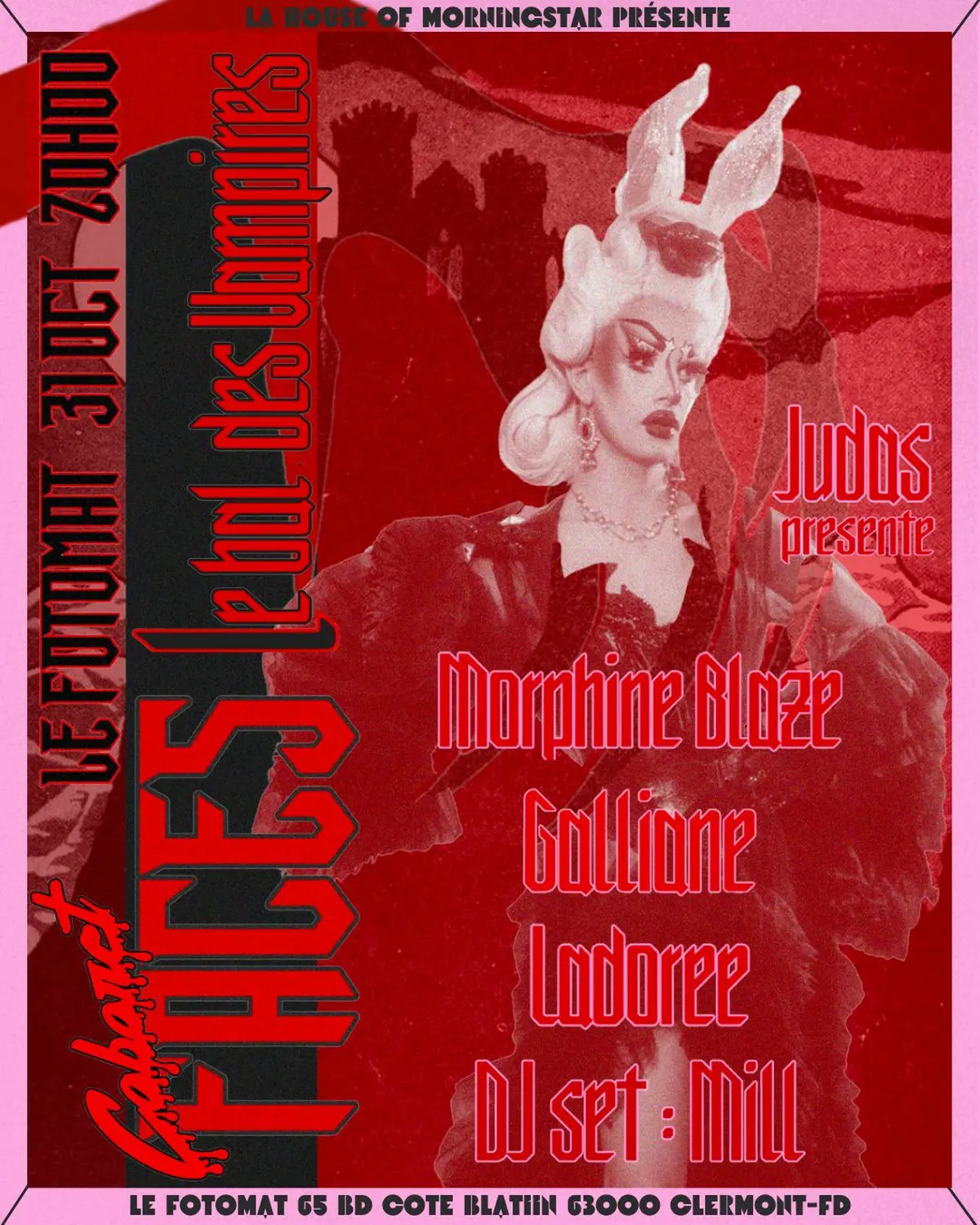 Le cabaret Faces présente le Bal des vampires 