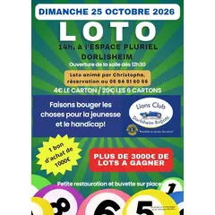 Loto Lions Club Dorlisheim Bugatti