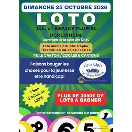Loto Lions Club Dorlisheim Bugatti