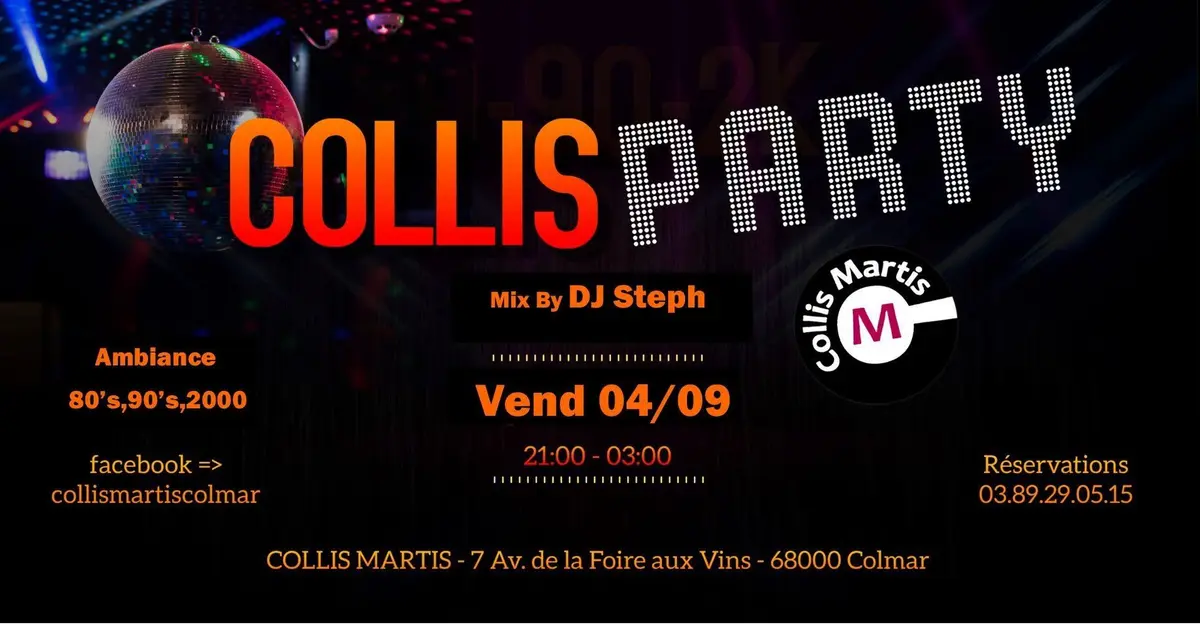 COLLIS PARTY années 80 à nos jours by DJ Steph
