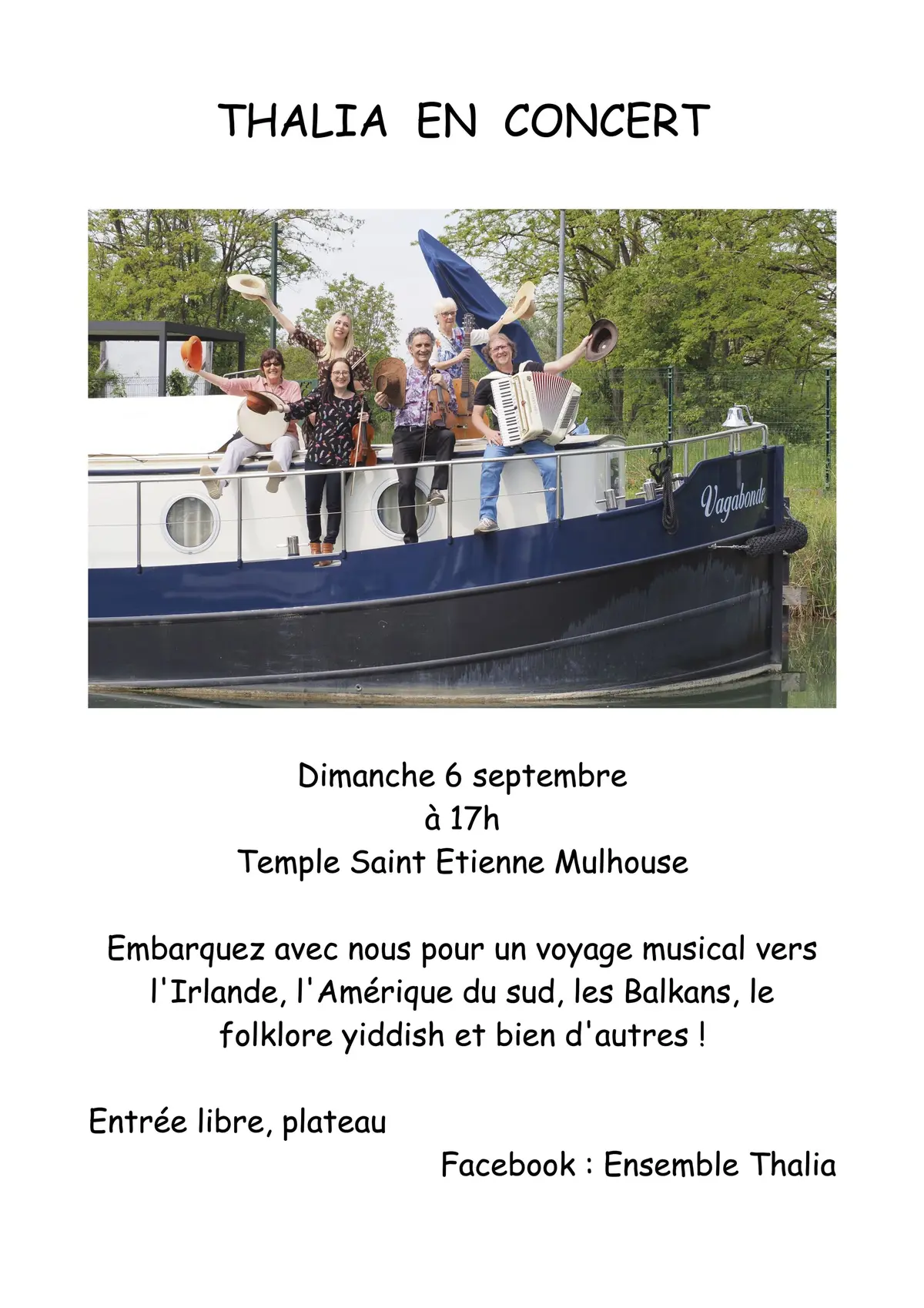 Concert - Avec L'ensemble Thalia (Musique du monde)