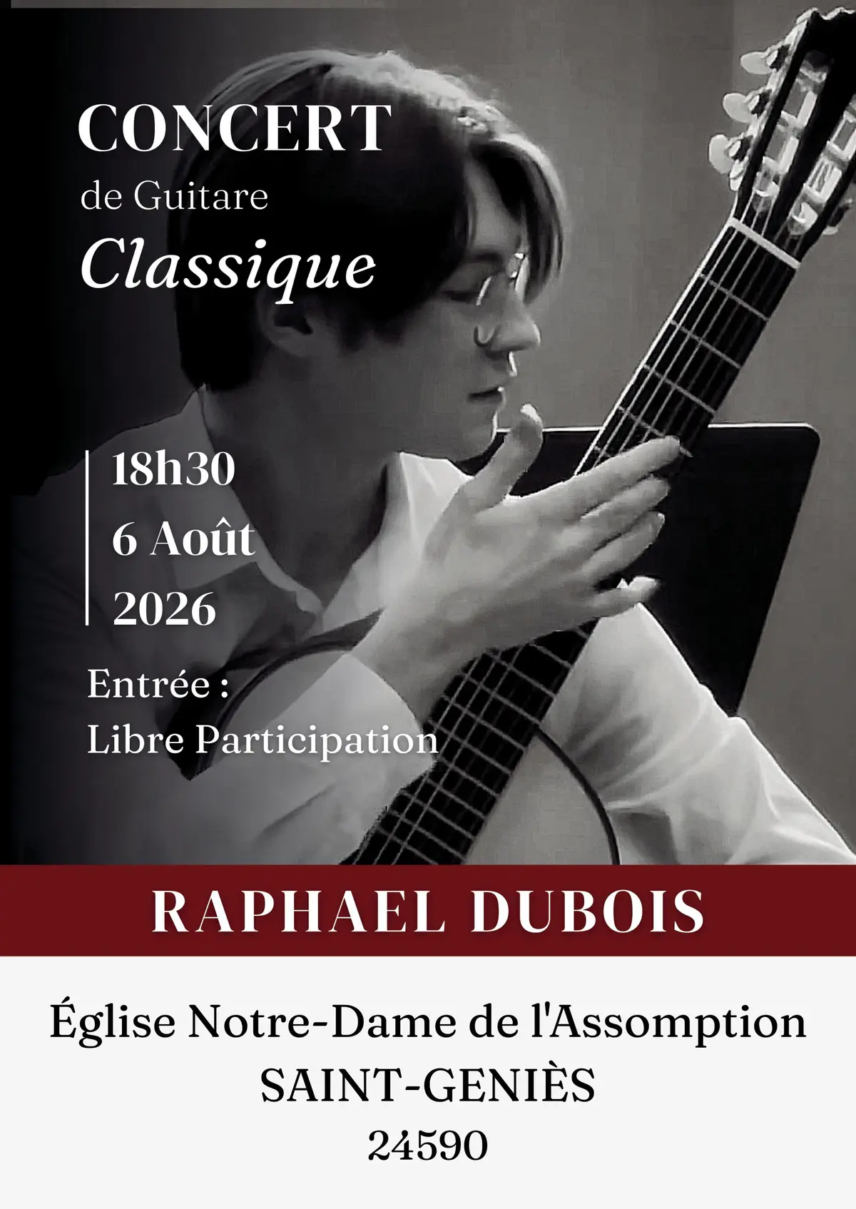 Concert de guitare classique 