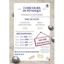 Concours de pétanque