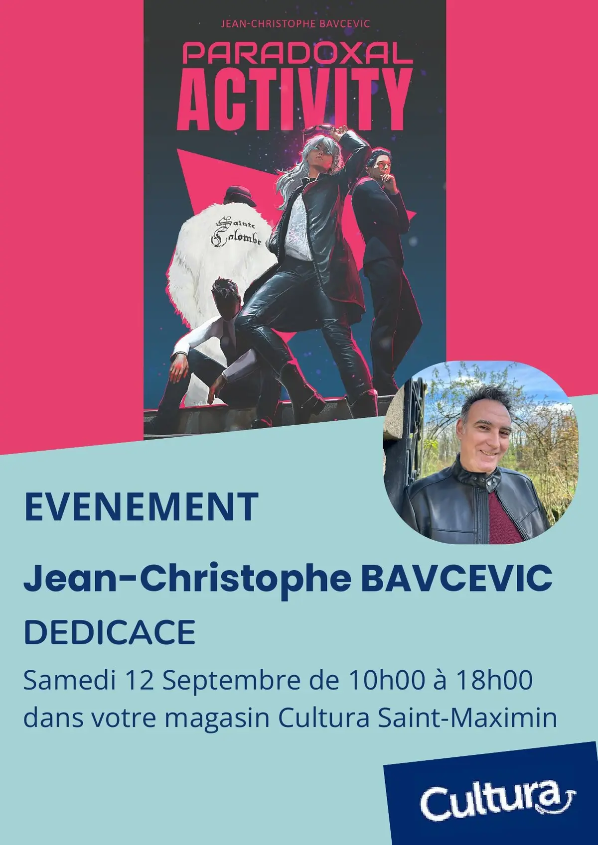 Jean-Christophe Bavcevic en dédicace près de Creil le 12 septembre
