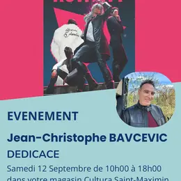 Jean-Christophe Bavcevic en dédicace près de Creil le 12 septembre