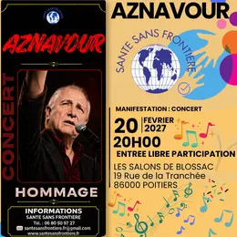 Concert Au profit de l’association Santé Sans Frontière - Hommage à Aznavour.