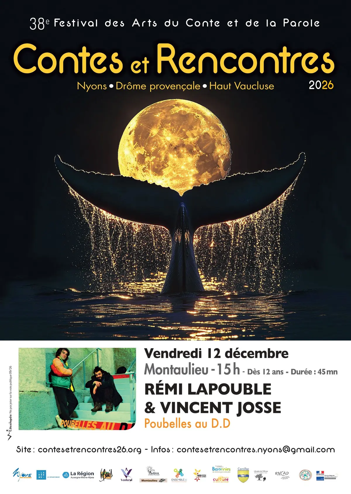 Contes et Rencontres-Rémi Lapouble et Vincent Josse-Poubelles au D.D