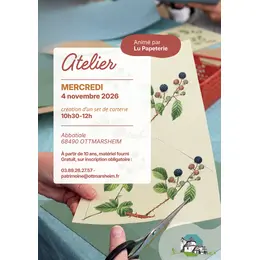 Atelier création d'un set de carterie