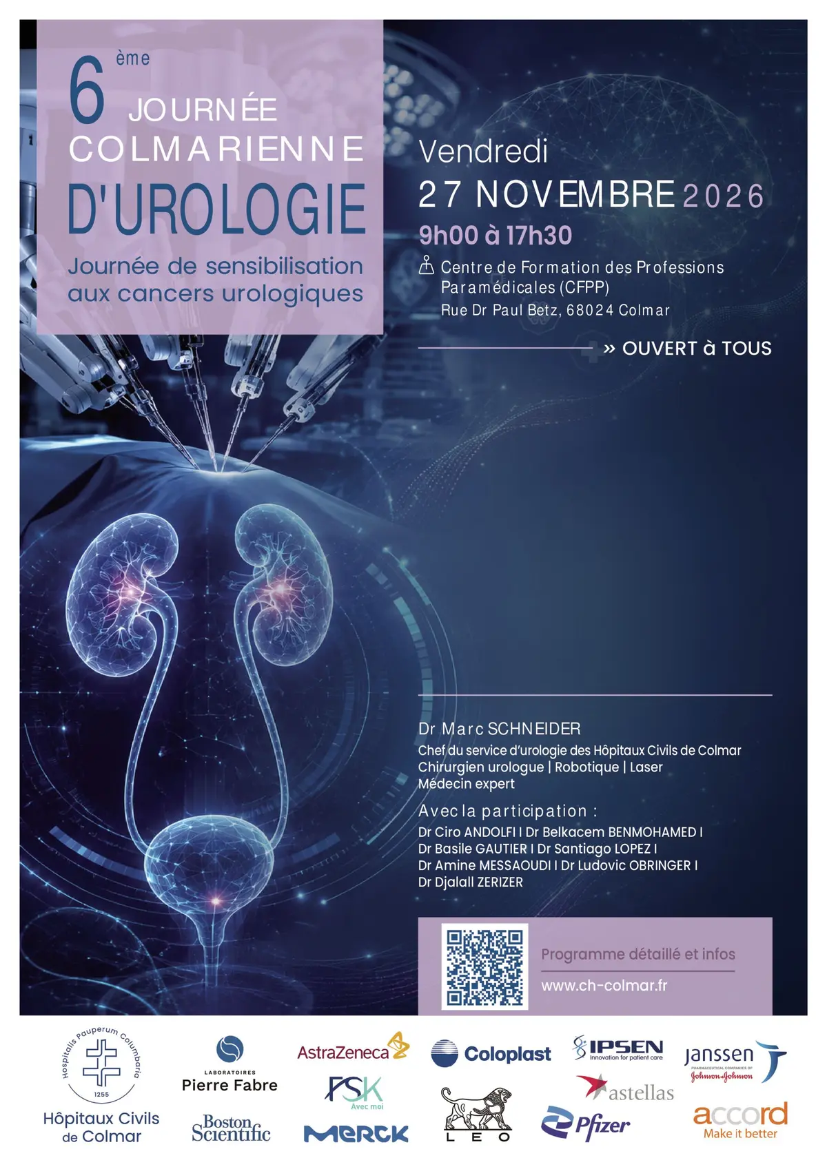 6ᵉ Journée Colmarienne d'Urologie des Hôpitaux Civils de Colmar