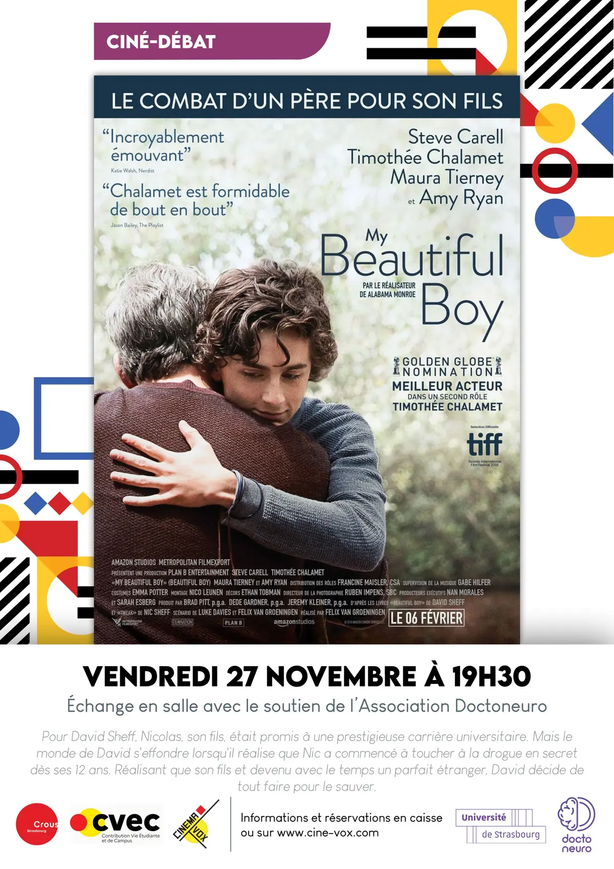 Ciné-débat : My Beautiful Boy