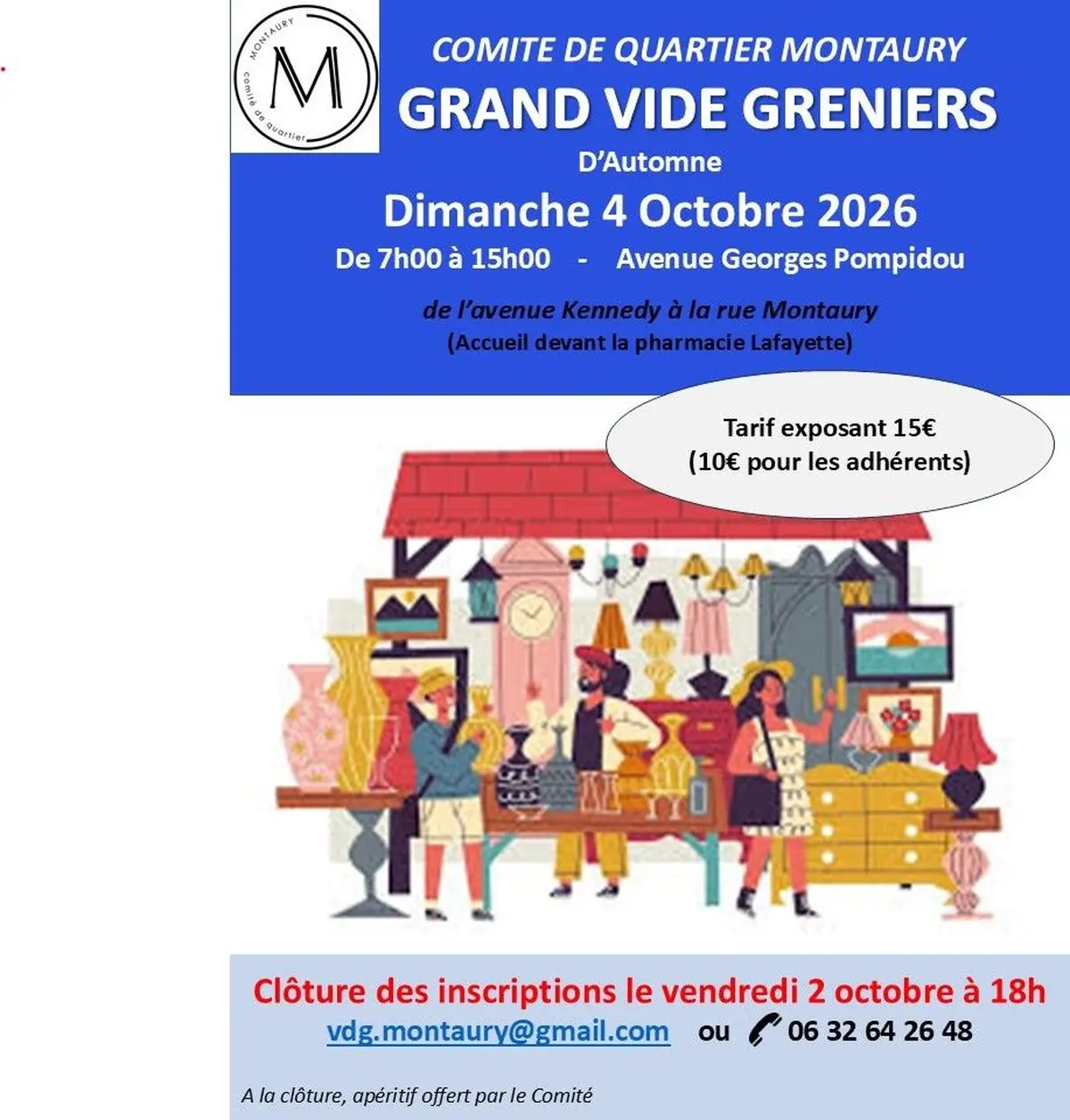 Vide-greniers Montaury Nîmes