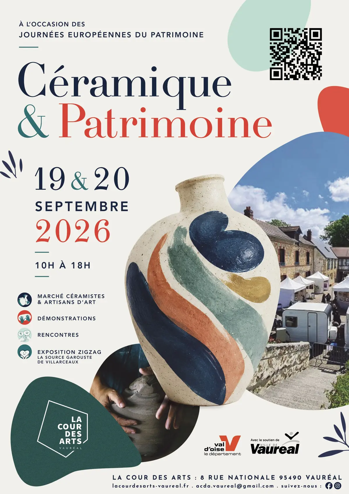 Journée Européenne du Patrimoine 2026 à la Cour des Arts de Vauréal 