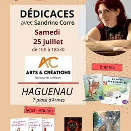 Dédicaces avec Sandrine Corre