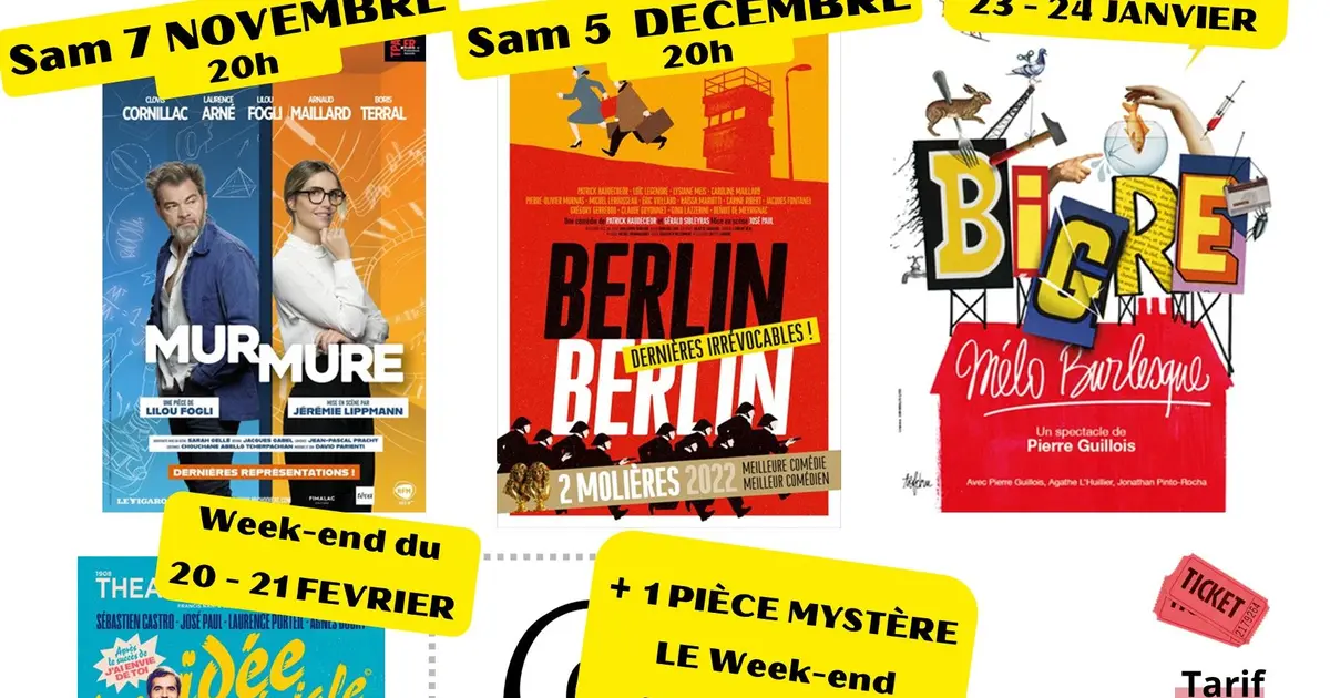 Soirée théâtrale filmée