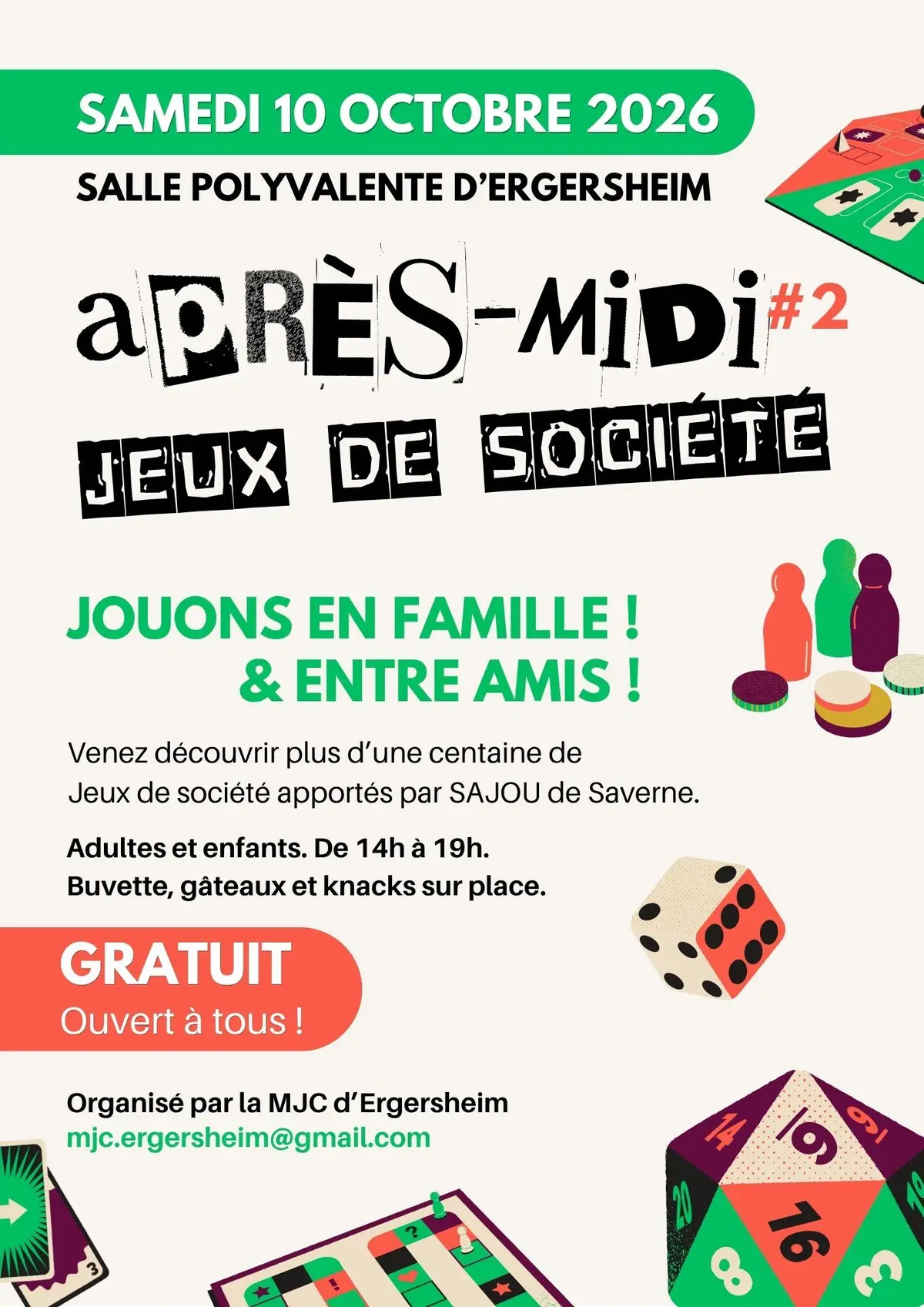 Après-midi Jeux de société - 2é édition