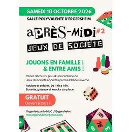 Après-midi Jeux de société - 2é édition