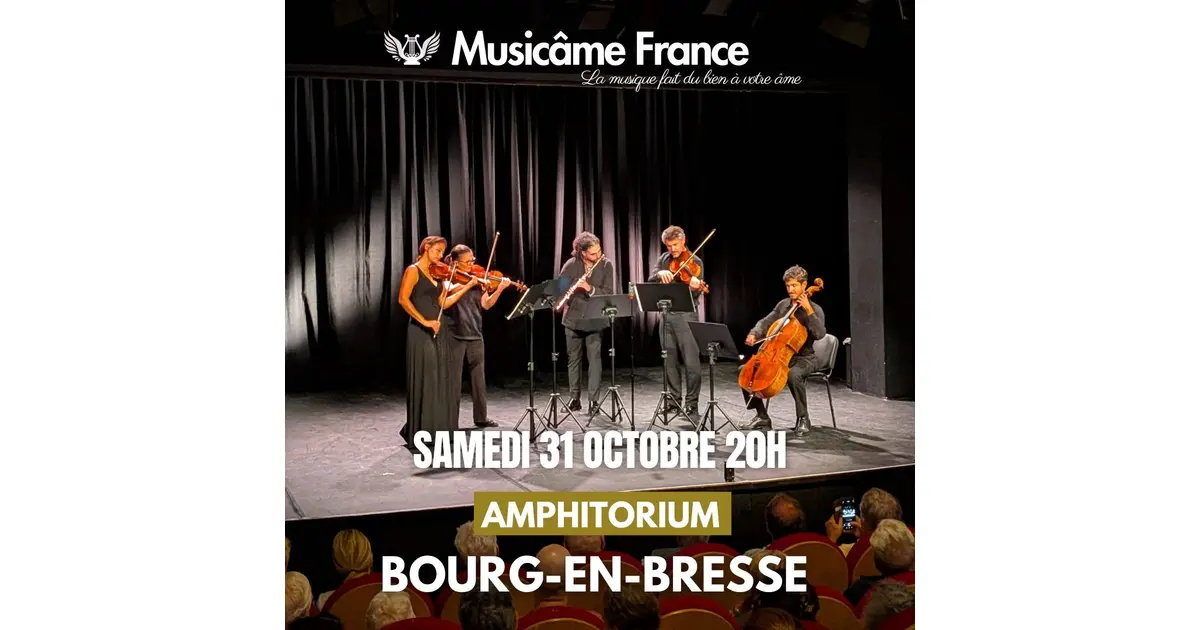 Concert à Bourg-En-Bresse : Bach, Vivaldi, Schubert, Rachmaninov, Saint-Saëns,