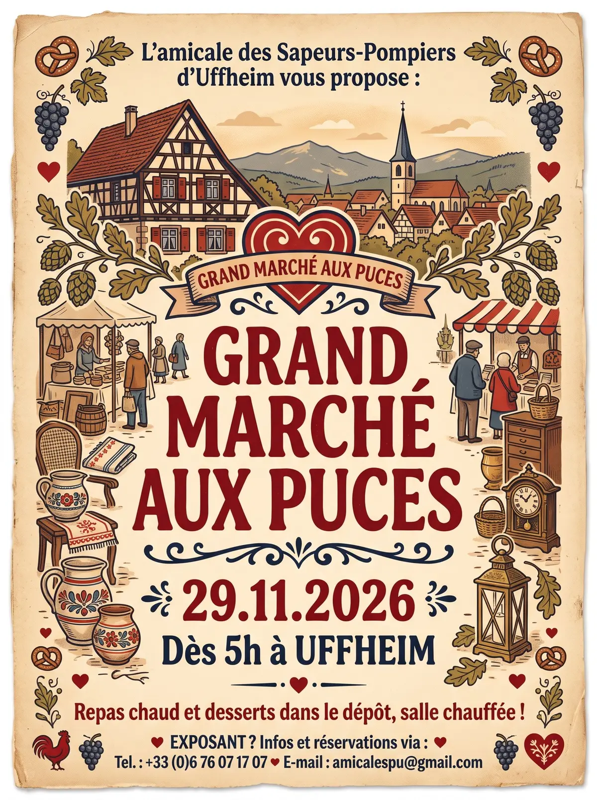 Grand marché aux puces