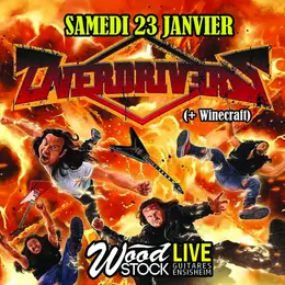 Overdrivers + Winecraft chez Wood Stock Guitares Ensisheim