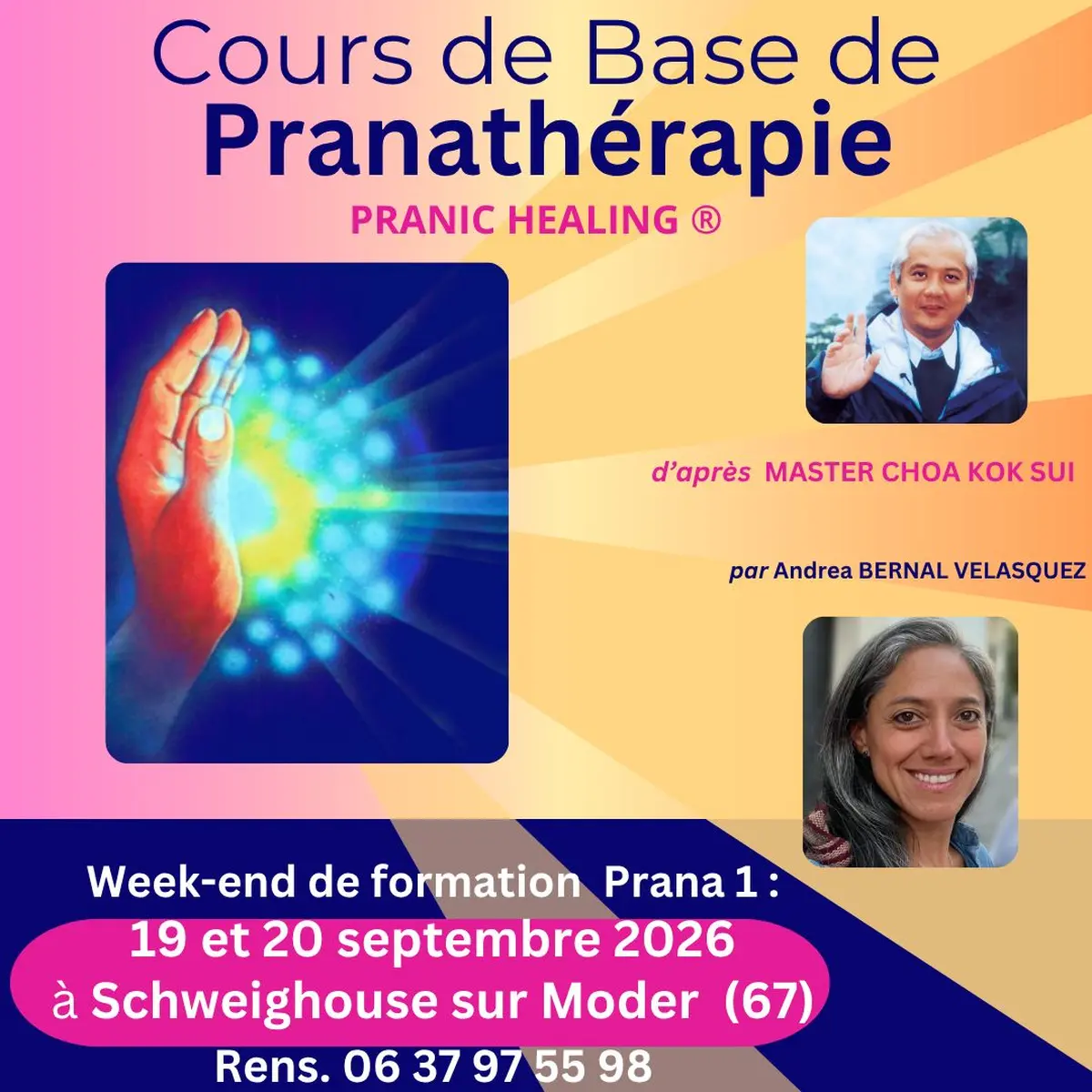 Cours de Base Soins énergétiques de pranathérapie
