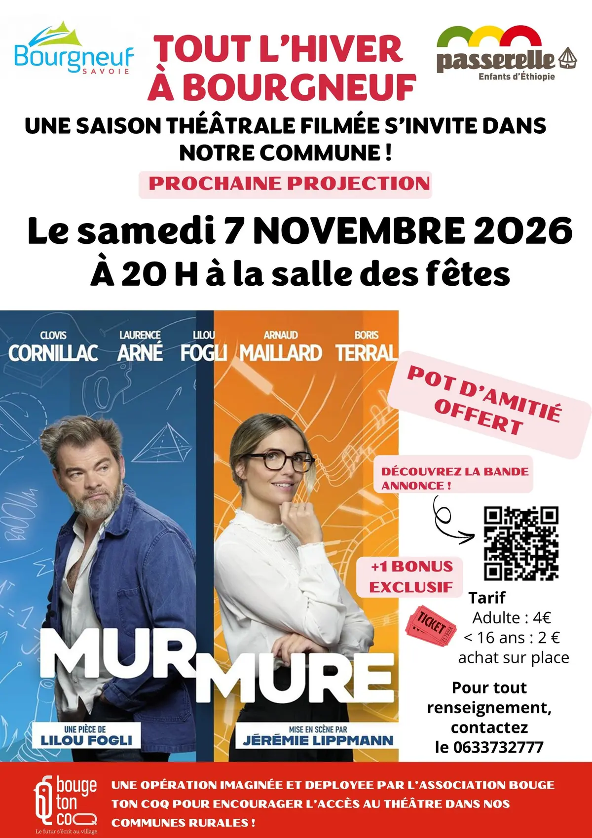 Soirée théâtrale filmée