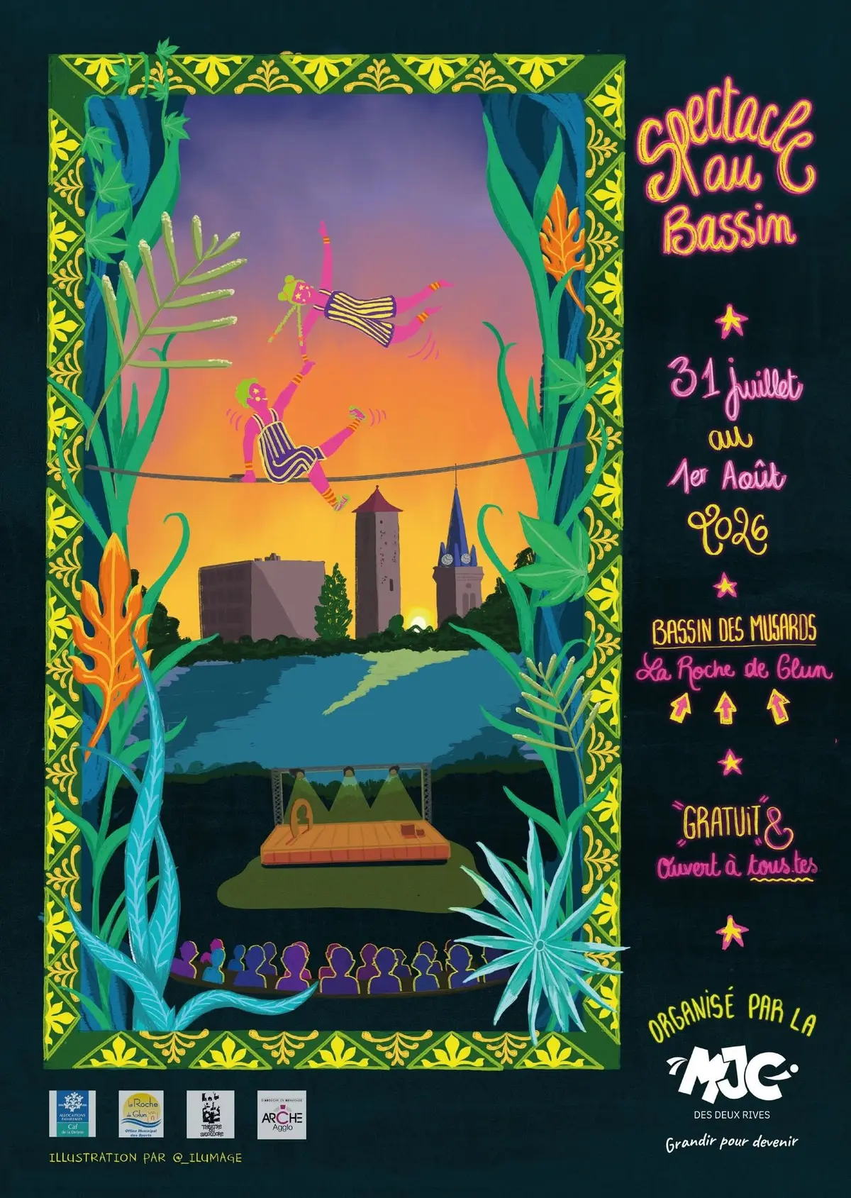 spectacle au bassin