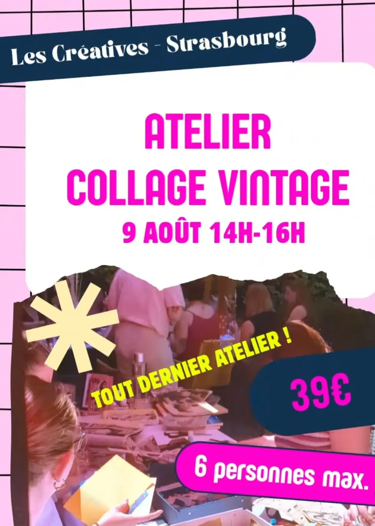 Atelier collage vintage 