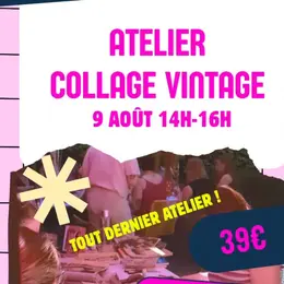 Atelier collage vintage 