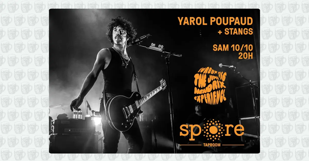 Yarol Poupaud + STANGS — Évreux 66 / 60 ans de Hendrix
