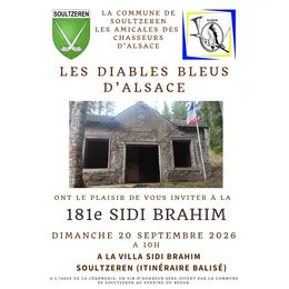 Cérémonie de la Sidi Brahim régionale des Diables Bleus d'Alsace