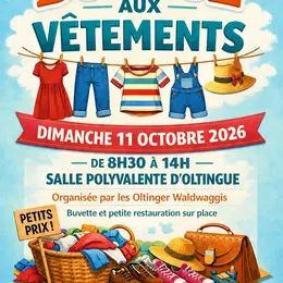 bourse aux vêtements et jouets de puériculture 