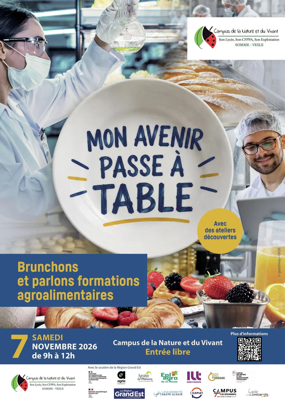 Mon Avenir passe à Table : Brunchons et parlons formations agroalimentaires