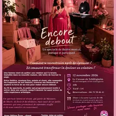 ENCORE DEBOUT : un spectacle de théâtre musical, poétique et participatif