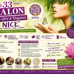 SALON Bien-être, Nouvelles thérapies, Créateurs, & Voyance - NICE (06)