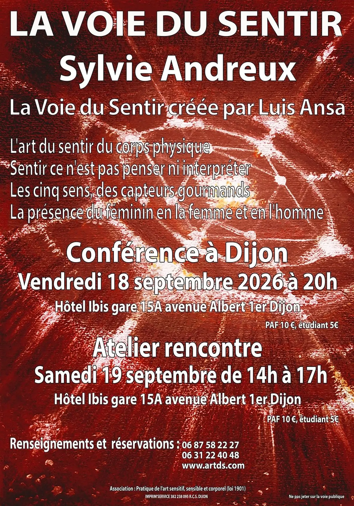 conférence de la Voie du Sentir