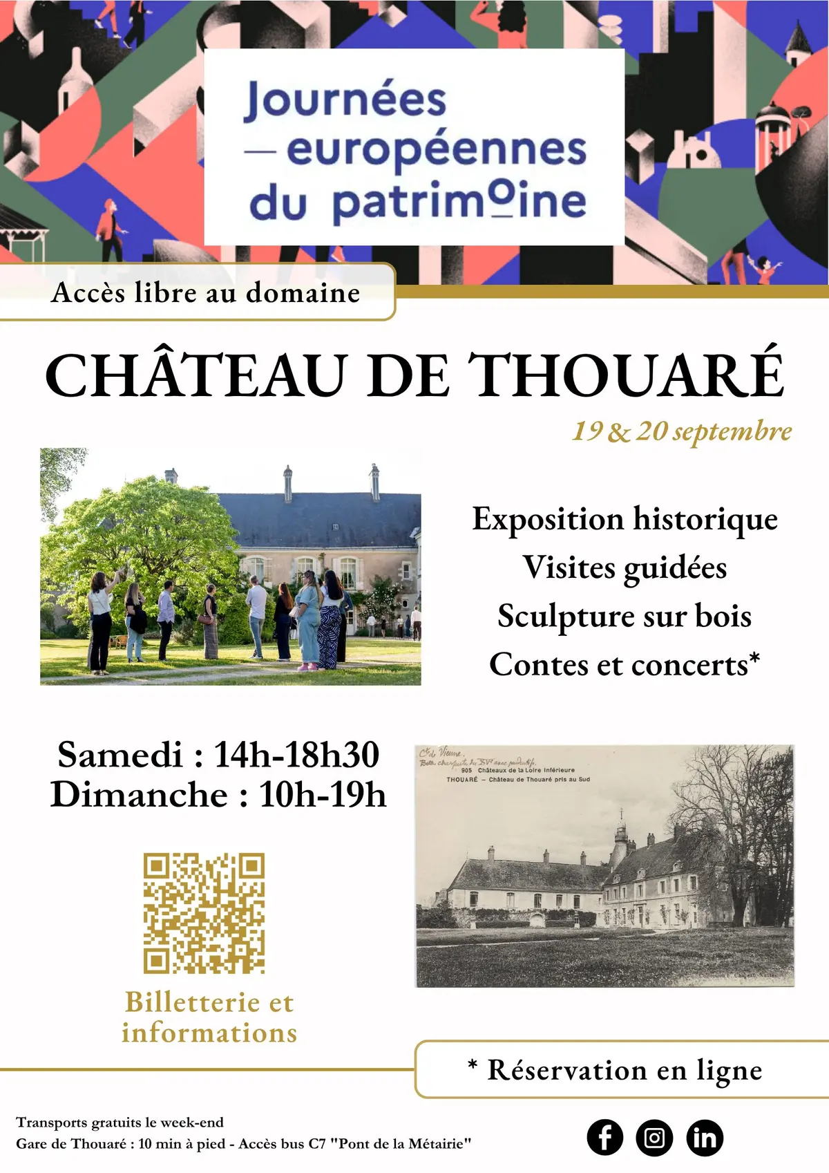 Journées Européennes du Patrimoine au Château de Thouaré
