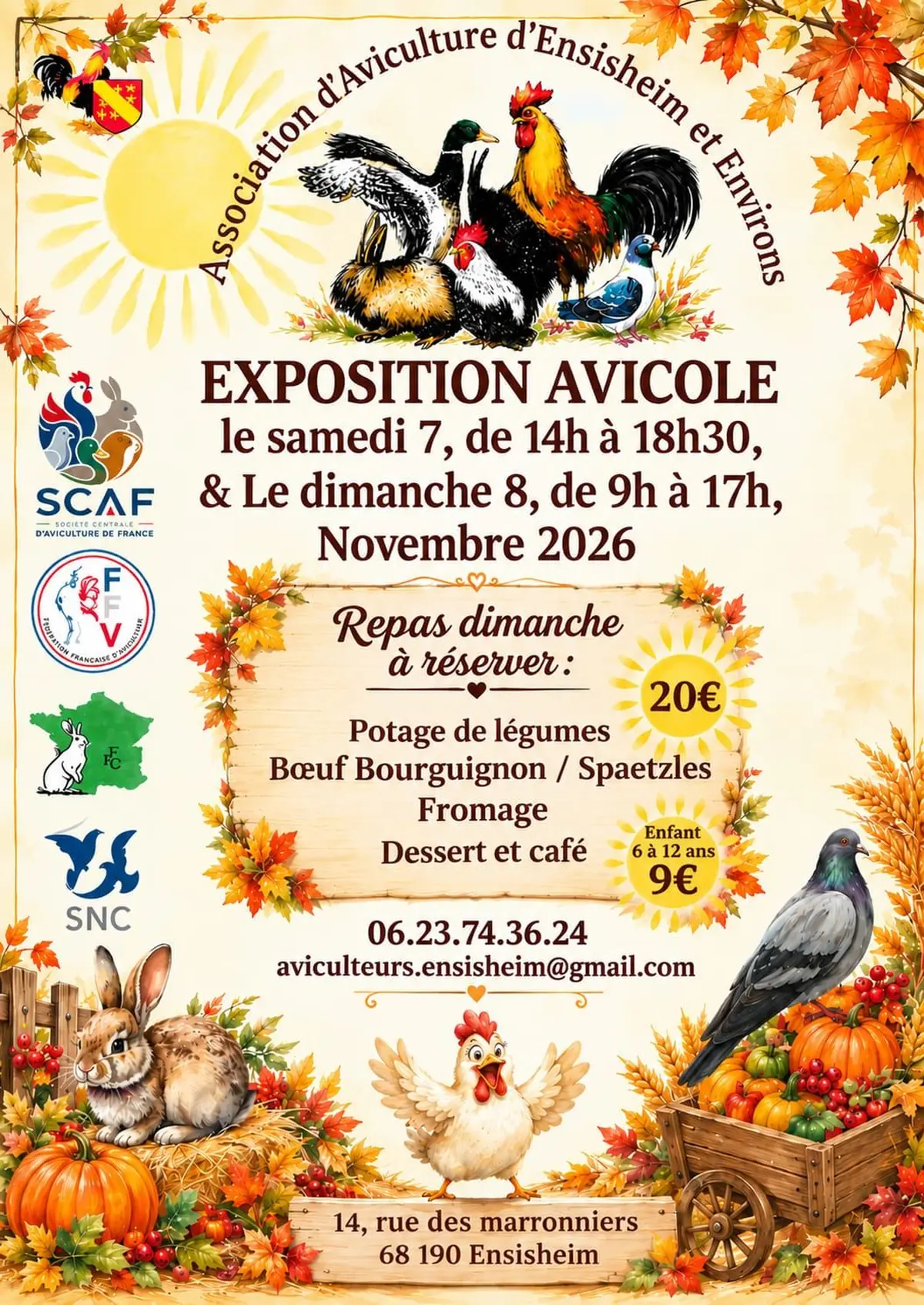 Exposition avicole d'Ensisheim et environs
