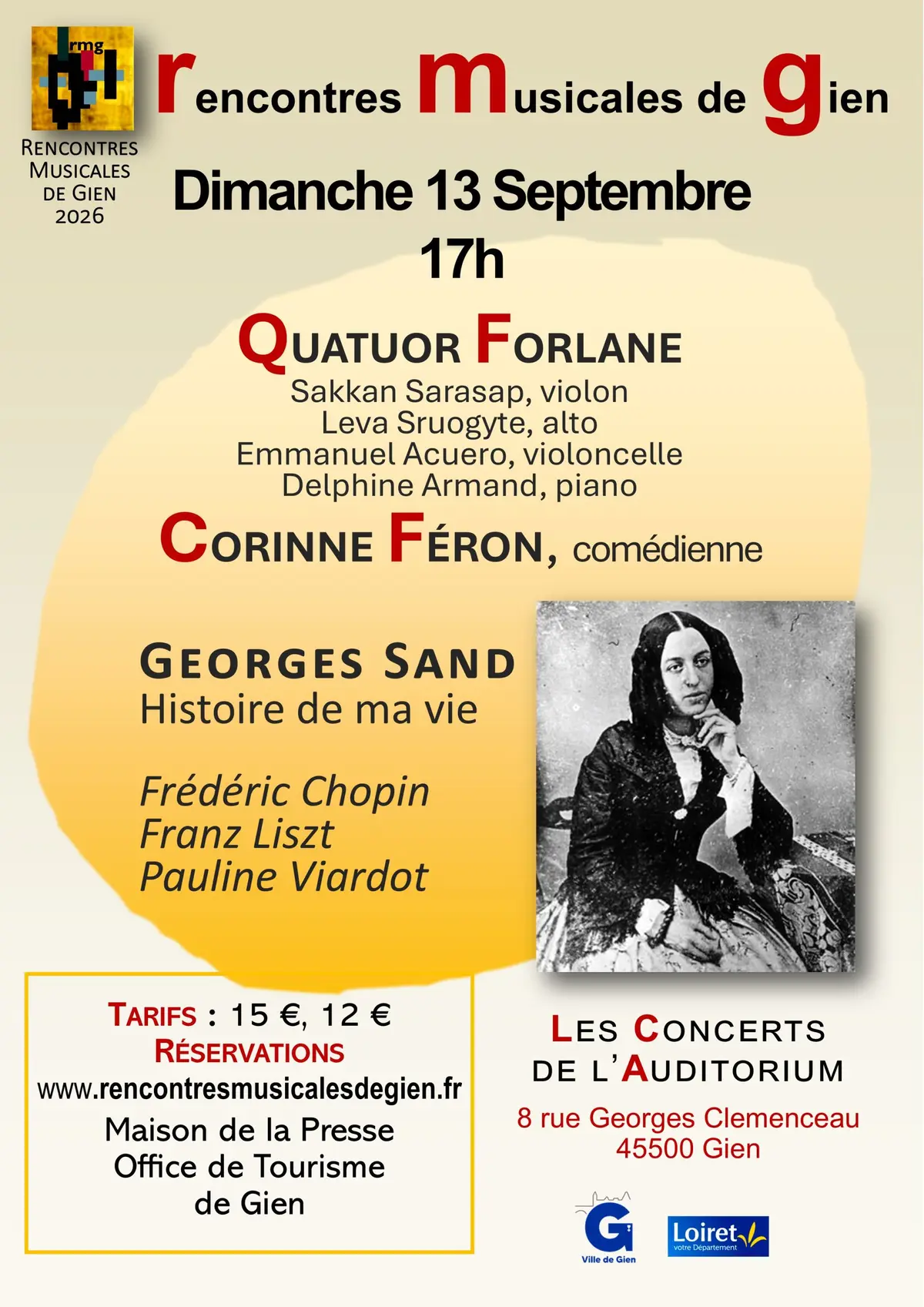 Concert - Hommage à Georges Sand