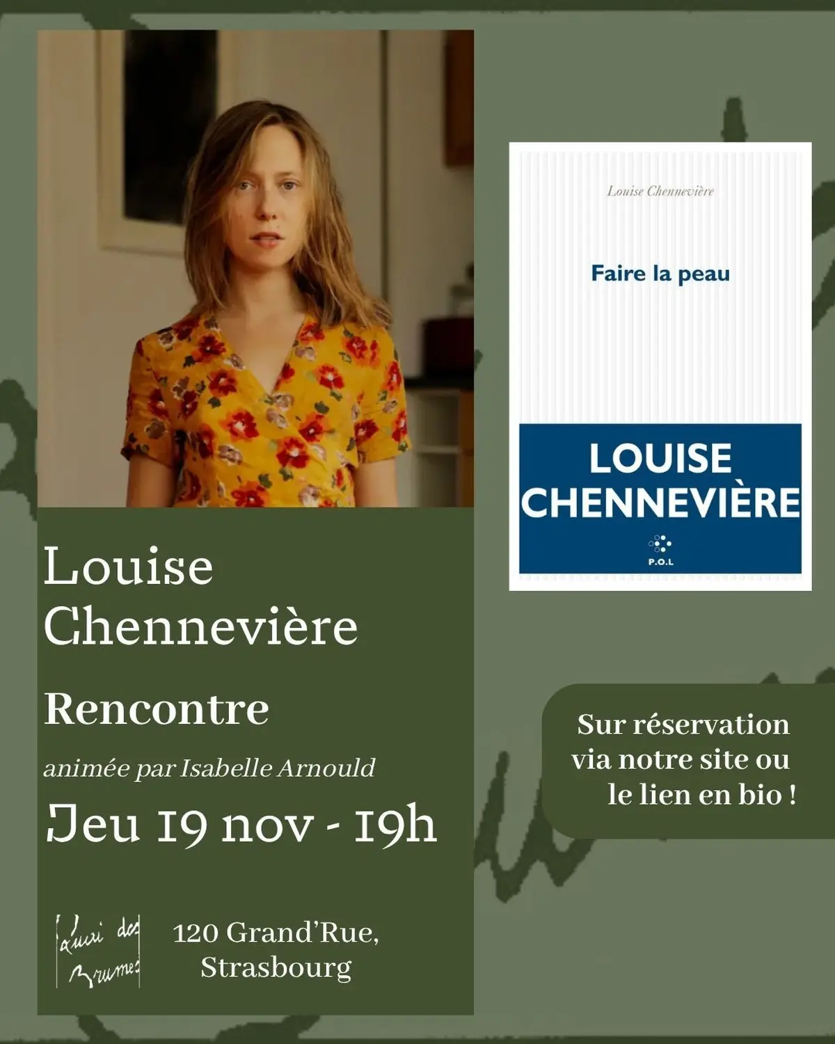 Rencontre avec Louise Chennevière