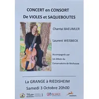 Concert en consorts de violes de gambe et saqueboutes &copy; Philippe Dartois